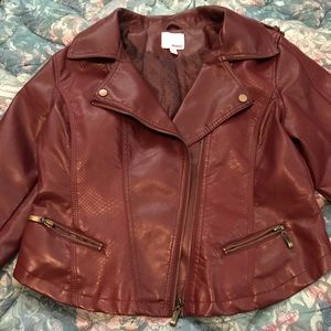 Red fashion jacket